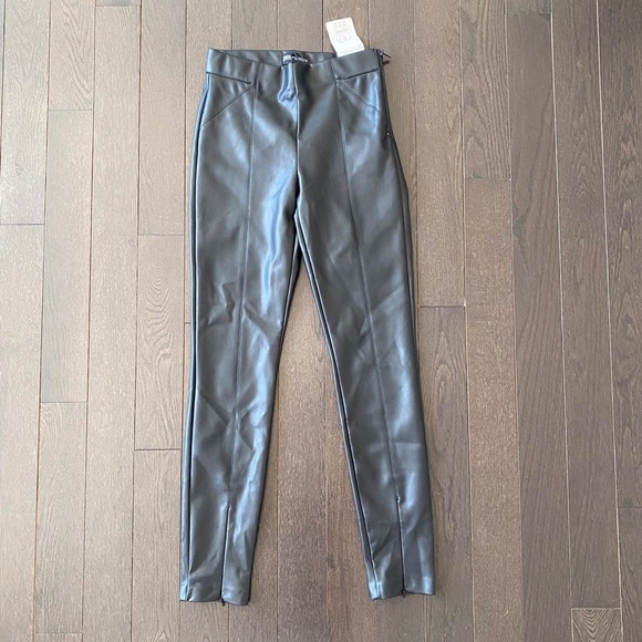 Faux Leather Pants | ZARA - Picture 3 of 4
